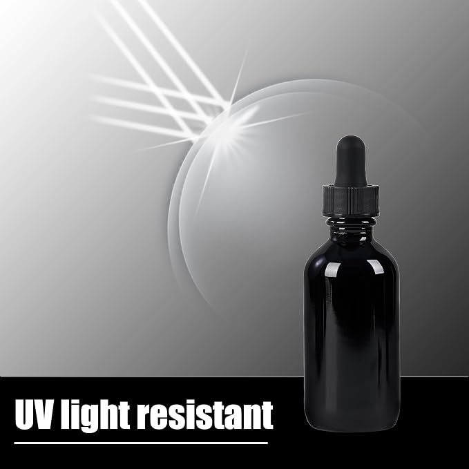 48 Pcs, 2oz Glass Dropper Bottle, Leakproof Tincture Bottles - Image 5