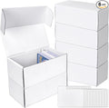 Trading Card Storage Box with Dividers, 6 Pack • 400 Count Bulk Card Collection by VOKOY