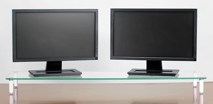 Kantek Extra-Wide Glass Monitor Riser - Image 7