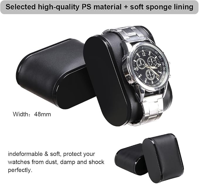 BEWISHOME Watch Case, 12-Slot Watch Box - Image 8