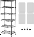 SINGAYE 6 Shelf Storage Wire Shelves Closet Bathroom Organizers Metal Pantry by SINGAYE