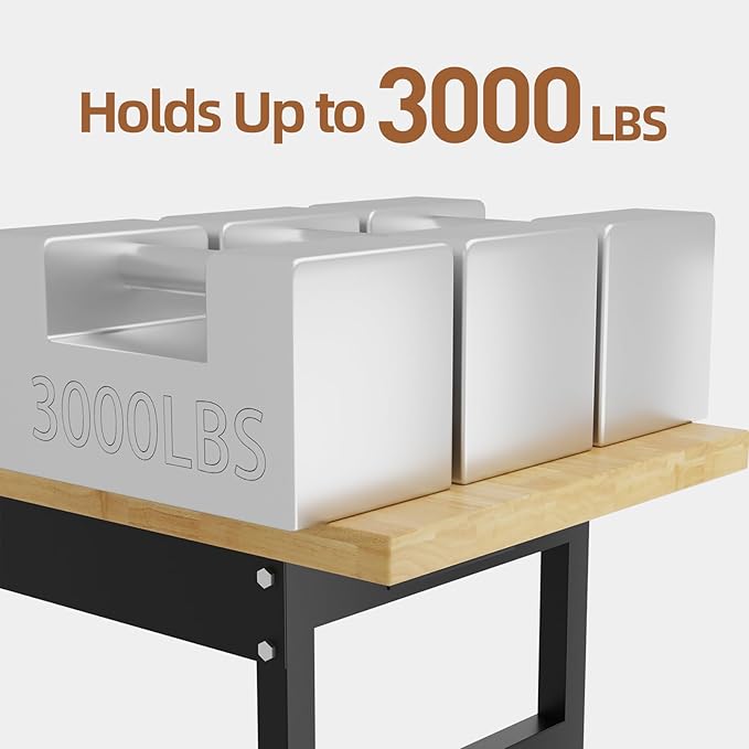 48" Adjustable Workbench, Work Bench Table - Image 5
