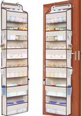 WishJazz Over the Door Organizer, 6 Shelf 50 lbs Load door organizer hanging by WishJazz