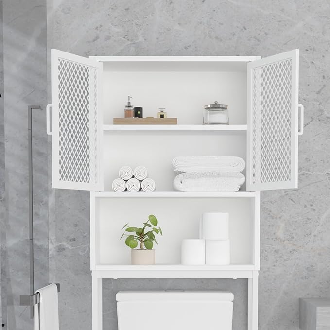 Launica Over The Toilet Storage, Industrial Bathroom Organizer Over Toilet - Image 7
