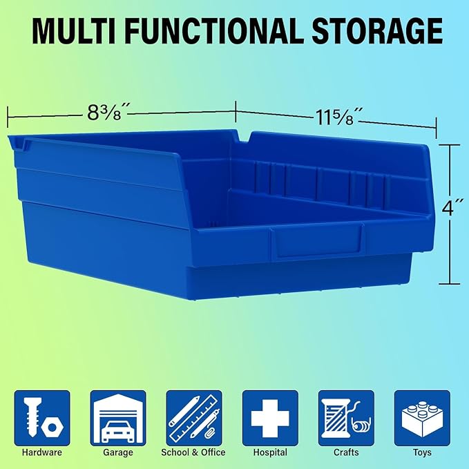 Akro-Mils 30150 Plastic Shelf Bins, Heavy Duty Storage Bins - Image 2