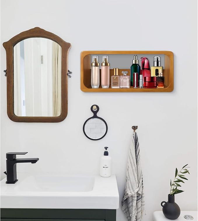 Floating Nightstand, Wall Mounted Bedside Shelf, Handmade Bedroom Furniture - Image 5