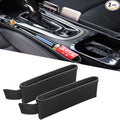 Tumecos Car Seat Pockets PU Leather Car Console Side Organizer Seat Catcher by Tumecos