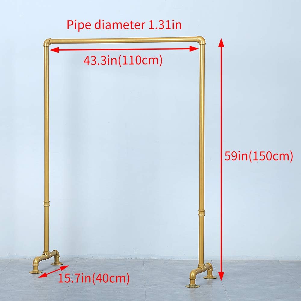 Industrial Pipe Clothing Rack,Clothes Rack For Hanging Clothes,Garment