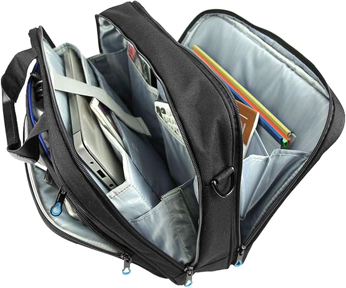 KROSER Laptop Bag 15.6 Inch Briefcase Messenger Bag Water Repellent Computer - Image 3