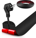 Floor Cord Cover Self Adhesive Cord Hider, 10FT Cable Management, Extension by DBHXXMB-HH