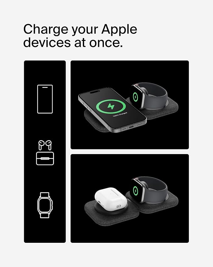 Belkin 2-in-1 Magnetic Charging Travel Pad 15W - Image 5