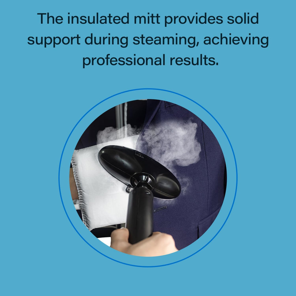 Clothes Steamer Stand Hanger with Steamer Ironing Glove for Steaming