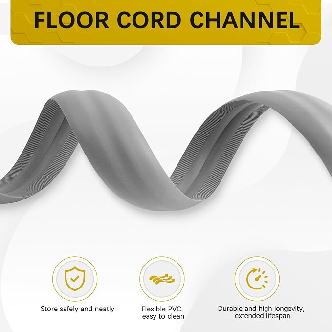 Floor Cord Cover 10FT Cord Covers - Image 3