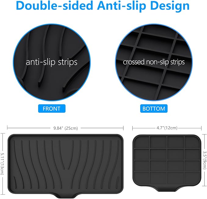 3-Pack Silicone Soap Dish, Sponge Holder - Image 7