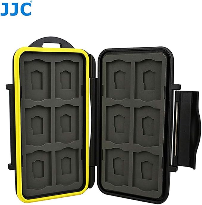 JJC MC-SDMSD24 Ruggard SD Card Case, Micro SD Card Case, Water-Resistant Case - Image 4