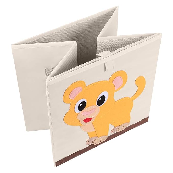 CLCROBD Foldable Animal Cube Storage Bins Fabric Toy Box/Chest/Organizer - Image 4