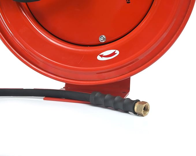 RMX Dino-Hide - Heavy-Duty Retractable Hose Reel w/Wrapped Finish Rubber Air - Image 4