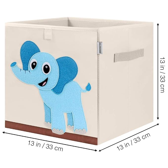 CLCROBD Foldable Animal Cube Storage Bins Fabric Toy Box/Chest/Organizer - Image 2