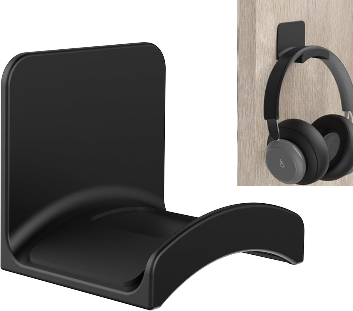 Headphone Stand Headset Holder - Adhesive Gaming Earphones Hanger