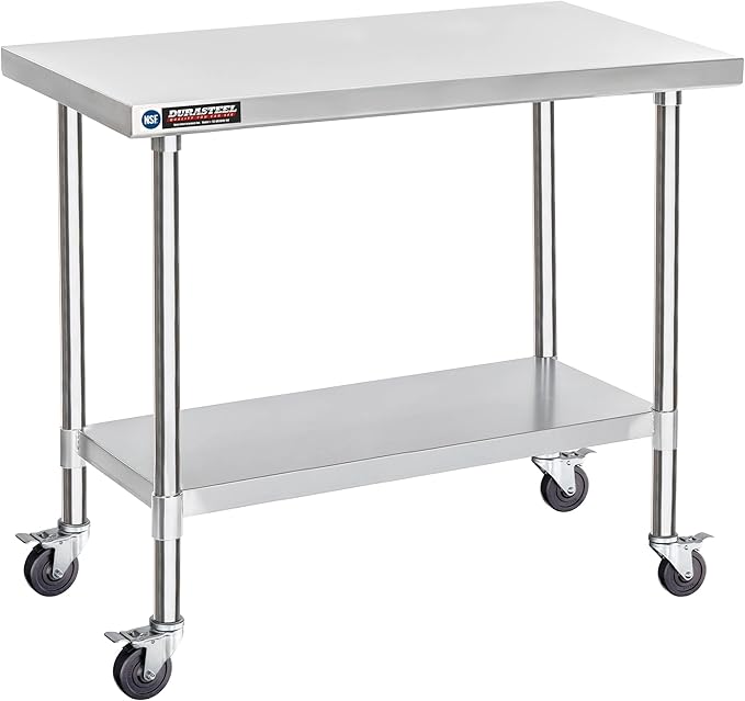 DuraSteel 30x48 NSF Stainless Steel Cart by DuraSteel