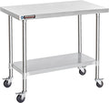 DuraSteel 30x48 NSF Stainless Steel Cart by DuraSteel