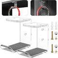 Cosmos 2 Pcs Headphone Hanger Mount Under-Desk Headset Hanger Hook Earphone by Unknown