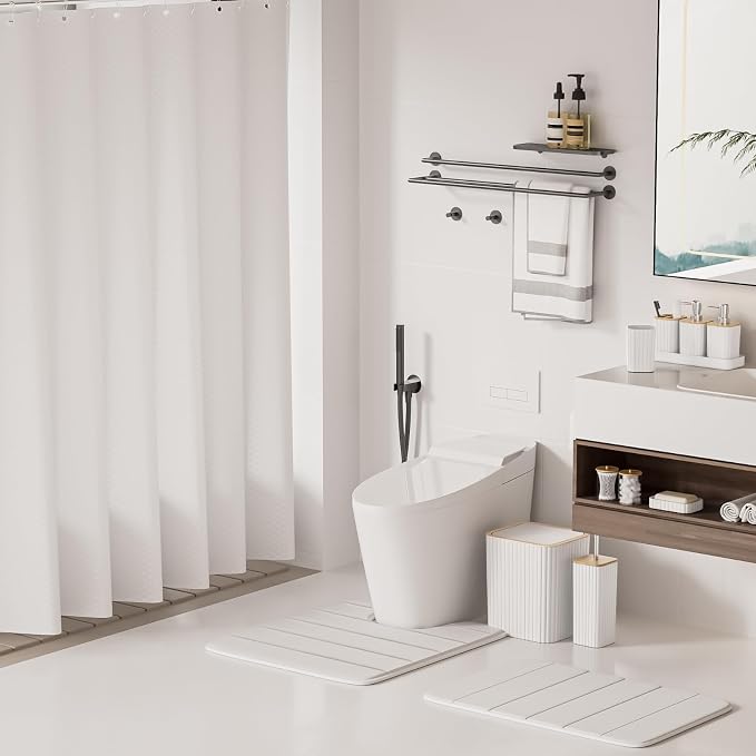 Bathroom Set - 25PC White Bathroom Set - Image 2