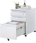 Garvee Mobile Filing Cabinet 3 Drawer, Under Desk File Cabinet by Garvee