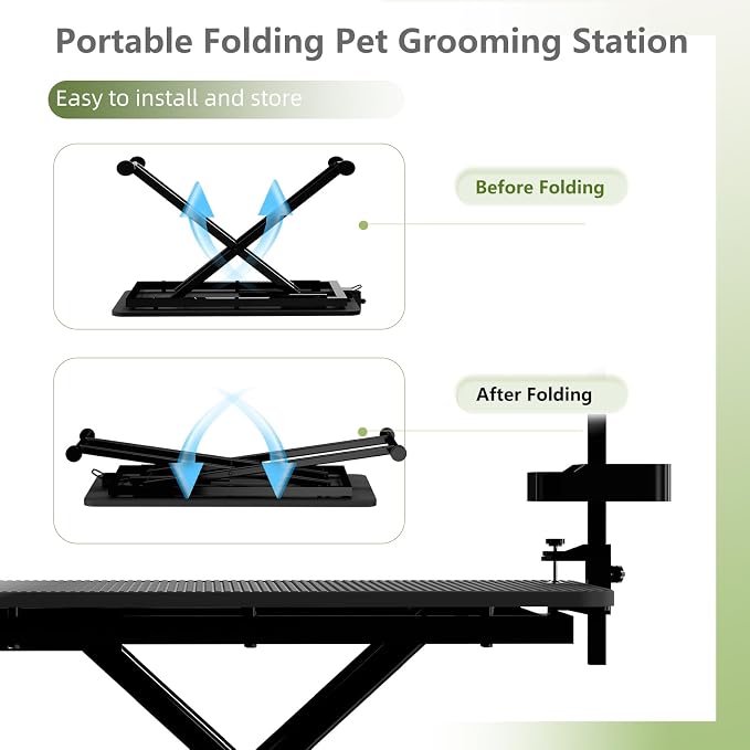 VFK 47" Adjustable Dog Grooming Table - Image 6