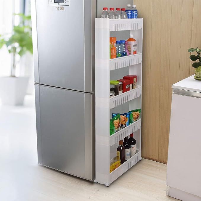 Laundry Room Organizer, Mobile Shelving Unit Organizer - Image 5
