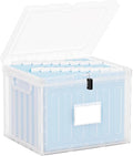 Oterri Plastic File Box with Lid by Oterri