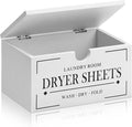 HouseJoy Dryer Sheet Holder-White Dryer Sheet Container by HouseJoy