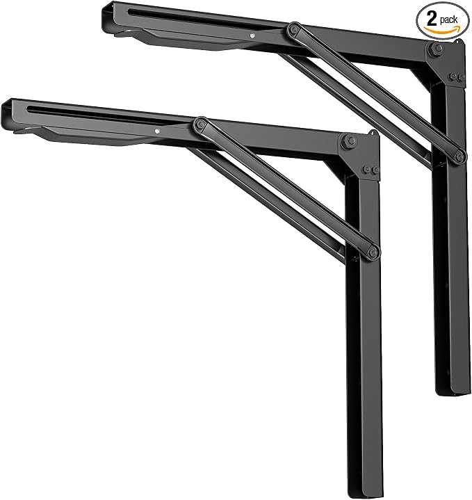EVERHANGER 18 inch Folding Shelf Brackets by EVERHANGER