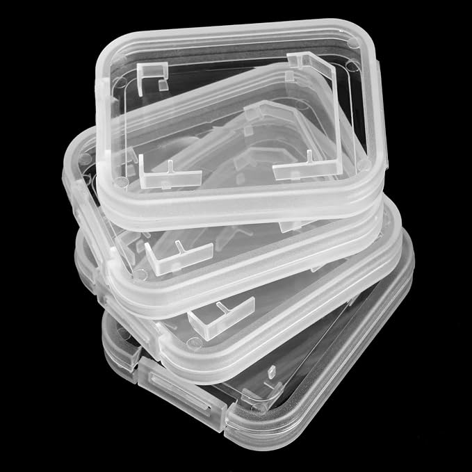 Transparent Standard SD SDHC Memory Card Case Holder Box Storage Boxes - Image 8