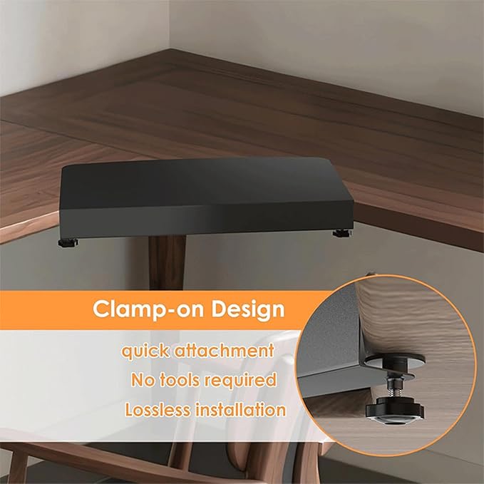 VBESTLIFE 17 inch Corner Desk Connector Platform - Image 2