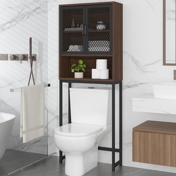 Launica Over The Toilet Storage Cabinet, Bathroom Organizer Over Toilet by LAUNICA