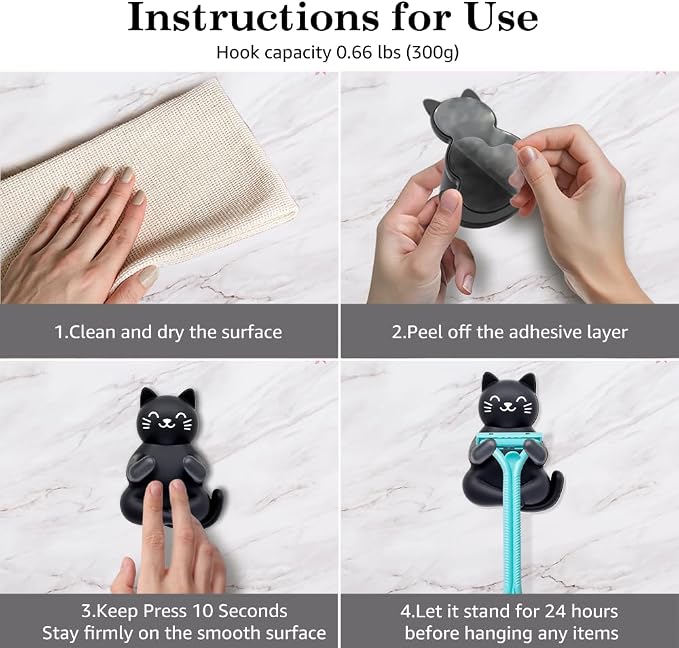 Cute Cat Razor Holder Shower, Cute Gadgets Leg Razor Holder, Funny Bathroom - Image 3