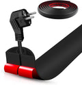 Floor Cord Cover Self Adhesive Cord Hider, 10FT Cable Management, Extension by DBHXXMB-HH