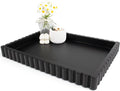 YMXYJM-Scalloped Coffee Table Tray，Ottoman Tray by YMXYJM