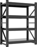 4000LBS Garage Storage Shelves, 4 Tier Metal Utitly Shelves Industrial Shelving by Unknown