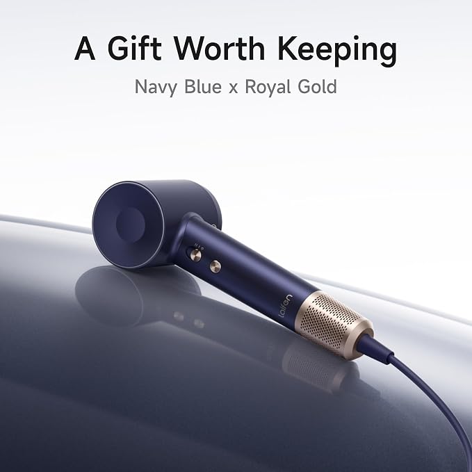 Laifen Premium High-Speed Hair Dryer Royal Blue Gift Box, Professional Ionic - Image 4