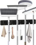 AceMining Broom Holder Wall Mounted, Wooden Mop and Broom Holder by AceMining