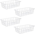 Orgneas Freezer Organizer Bins Metal Wire Storage Baskets by Orgneas