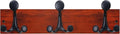 SKOLOO 17-Inch Cherry Wood Coat Rack Wall Mount by SKOLOO
