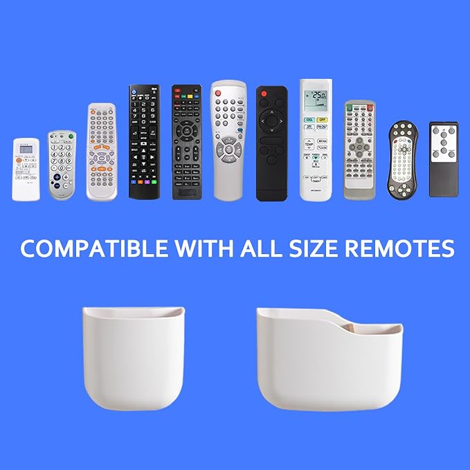 SUNFICON Remote Holder Wall Mount TV FAN Remote Control Holder Bedside Caddy - Image 2