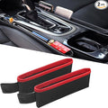 Tumecos Car Seat Pockets PU Leather Car Console Side Organizer Seat Catcher by Tumecos