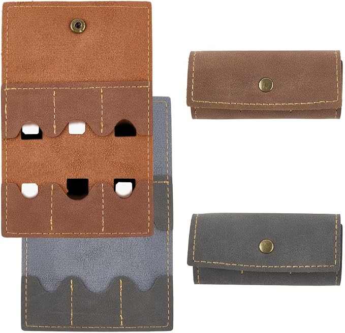 2PCS PU Leather Memory Card Holder by QUALITYCALFOVERA