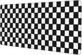 Black and White Checkered Gaming Mouse Pad, Large Mouse Pad by Giinly
