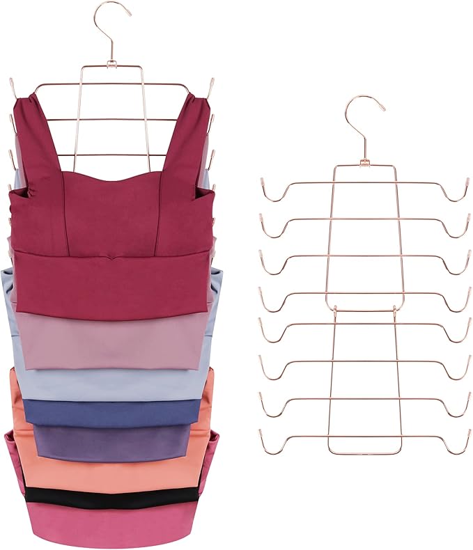 ZEDODIER 2 Pack Tank Top Hanger Space Saving, Bra Hangers by ZEDODIER