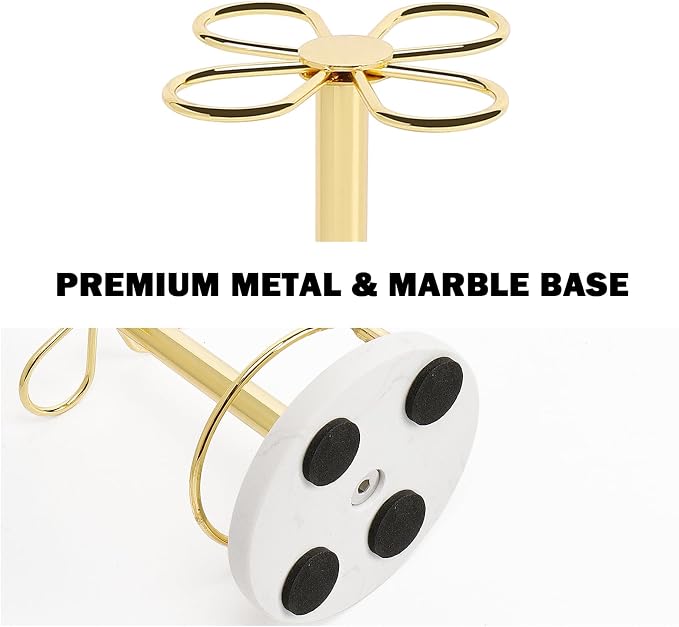 HarJue Toothbrush Holder Stand for Bathroom, Metal Toothbrush Organizer - Image 6